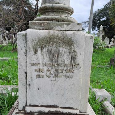 HIRSCH Ruby Florence1886-1903