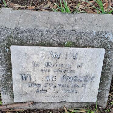 HOBLEY William -1923