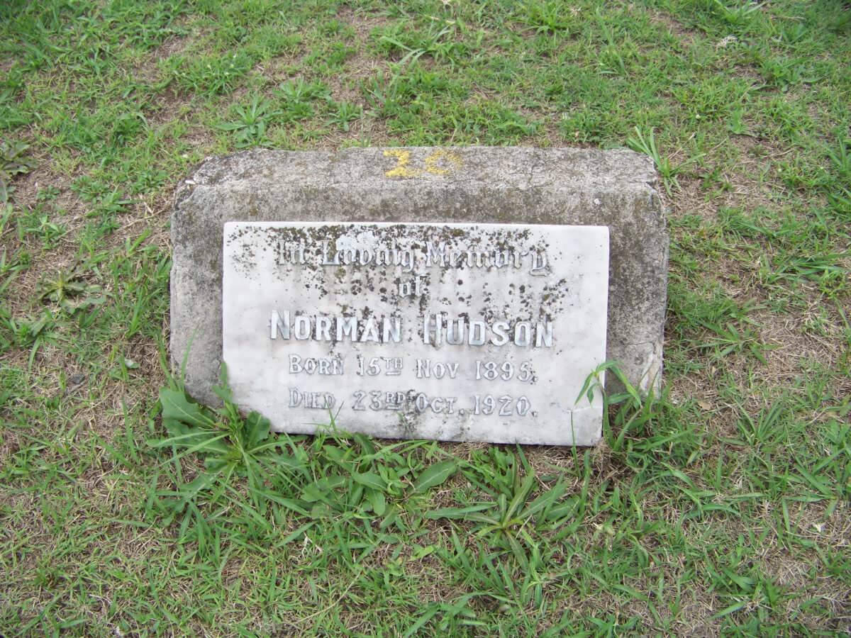 HUDSON Norman 1895-1920