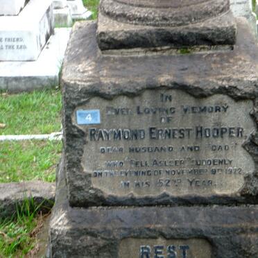 HOOPER Raymond Ernest -1922