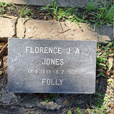 JONES Florence J.A. 1899-1902