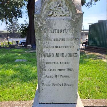 JONES Edward John -1917 & Maria Frances -1927 