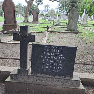 KETTLE :: MCDONALD :: MCBEAN :: SUTTON :: WAIT