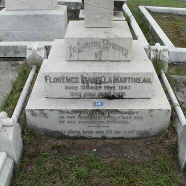 MARTINEAU Florence Isabella 1883-1908