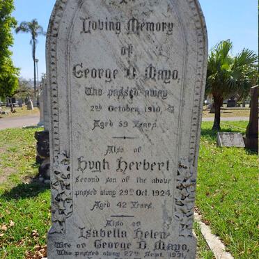 MAYO George D. -1910 & Isabella Helen -1931 :: MAYO Hugh Herbert -1924