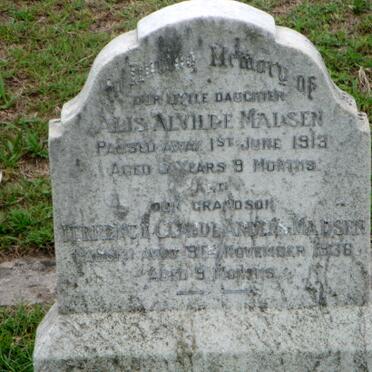 MADSEN Alis Alvilde -1913 :: MADSEN Terrence Claude Anders -1936