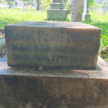 MASON Isabel Prout 1865-1948