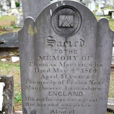 MORTON Thomas -1864 &amp; Mary -1867