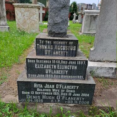O'FLAHERTY Thomas Augustus 1849-1897 & Elizabeth Ellington 1853-1921 :: O'FLAHERTY Denis Hugh 1916-2006 & Rita Joan 1921-2004 