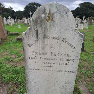 PACKER Frank 1857-1894