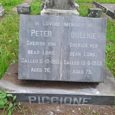 PICCIONE Peter -1961 & Queenie -1969