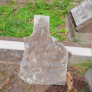 PLUMMER Kathleen F.H. -1921