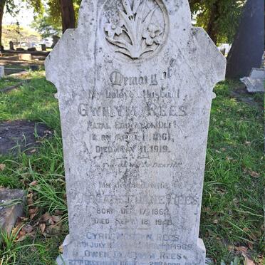 REES Gwilym 1861-1919 & Margaret Jane 1863-1948 :: REES Cyril Mostyn 1894-1969 :: REES Owen Gladwyn 1904-1975 :: REES Enid Hannah 1906-1976