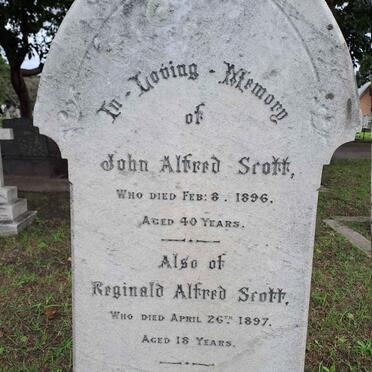 SCOTT John Alfred -1896 :: SCOTT Reginald Alfred -1897