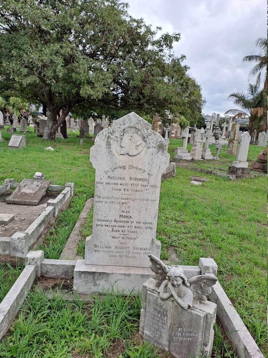 SHIMMIN William Robert -1956 & Pauline -1921 :: SHIMMIN Mona -1948 :: MILNE Angela Loie