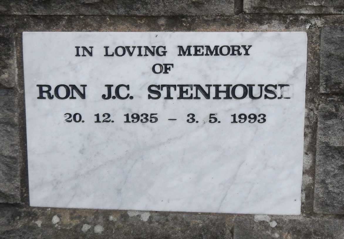STENHOUSE Ron J.C. 1935-1993