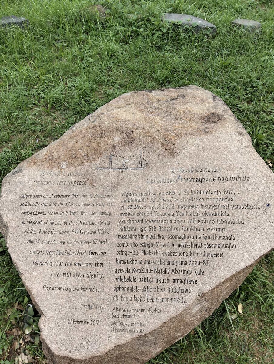 1. Overview / Oorsig - SS Mendi 1917 Memorial 