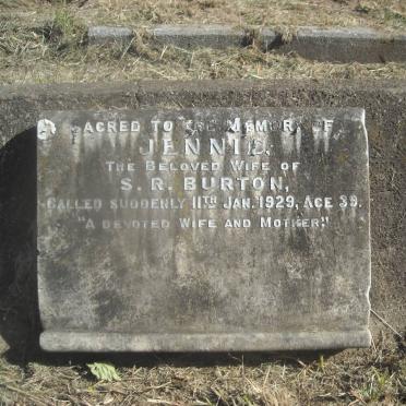 BURTON Jennie -1929