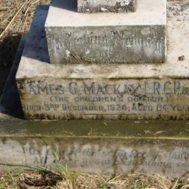 MACKAY James G. -1924