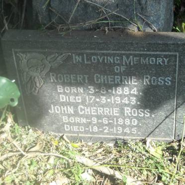 ROSS Alexander Cherrie -1974 :: ROSS Annie -1938 :: ROSS Helena Sarah nee LEE -1918 :: ROSS Archibald -1973