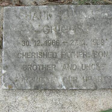 GRIGGS Shaun Kenneth 1966-1999