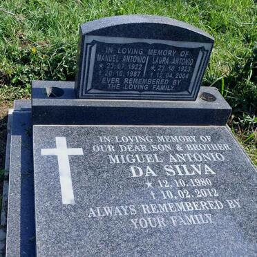 ANTONIO Manuel 1922-1987 &amp; Laura 1923-2004 :: SILVA Miguel Antonio, da 1980-2012