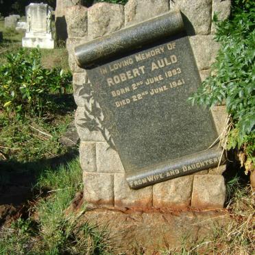 AULD Robert 1893-1941