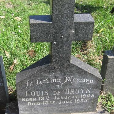 BRUYN J.H.F., de 1916-1977 &amp; Anna Maria Johanna 1915-2006 :: BRUYN Louis, de 1945-1963