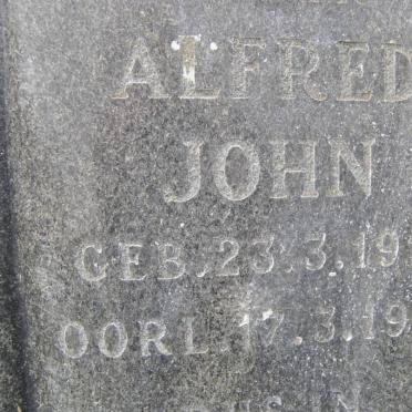 BRINK Alfred John 1915-1974 &amp; Catharina Susanna 1917-1973