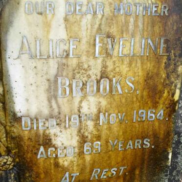 BROOKS Alice Eveline -1964