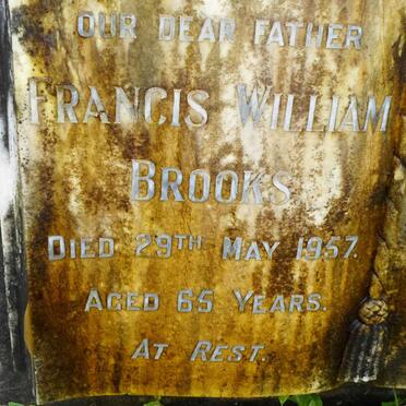 BROOKS Francis William -1957