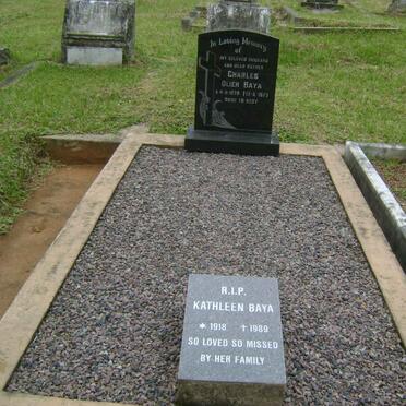 BAYA Charles Olier 1879-1973 &amp; Kathleen 1918-1989