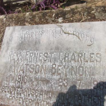 BEYNON Ernest Charles Watson 1916-1985