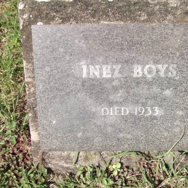 BOYS Inez -1933