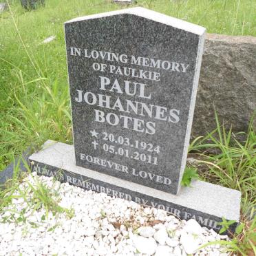 BOTES Paul Johannes 1924-2011