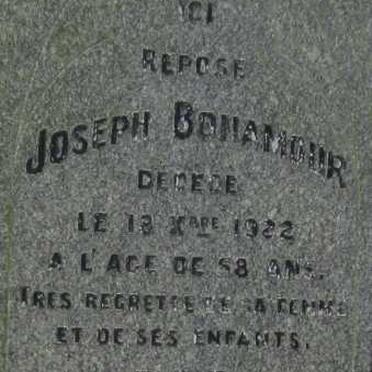 BONAMOUR Joseph -1922