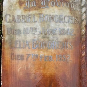 BONORCHIS Gabriel -1942 :: BONORCHIS Lelia -1952