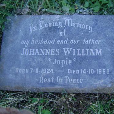 BOERSTRA Johannes William 1924-1969