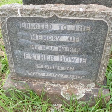 BOWIE Esther -1942