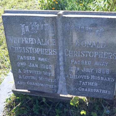 CHRISTOPHERS Ronald -1968 &amp; Winifred Alice -1966