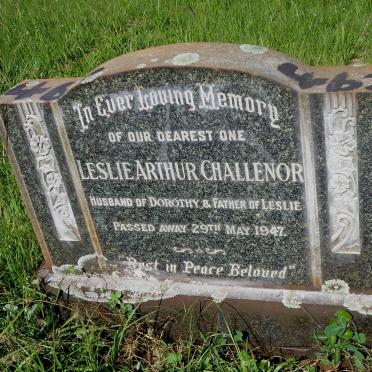 CHALLENOR Leslie Arthur -1947