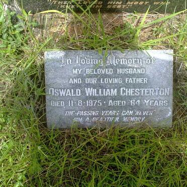 CHESTERTON Oswald William -1975