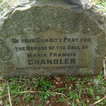 CHANDLER Maria Francis -1941