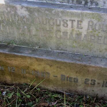 CHAMAREL Edmond Auguste Roland de Chazal, de 1907-1971