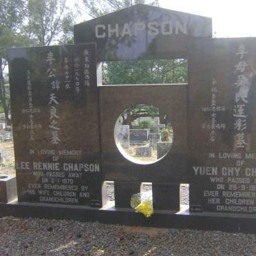 CHAPSON Lee Rennie -1970 &amp; Yuen Chy -1975