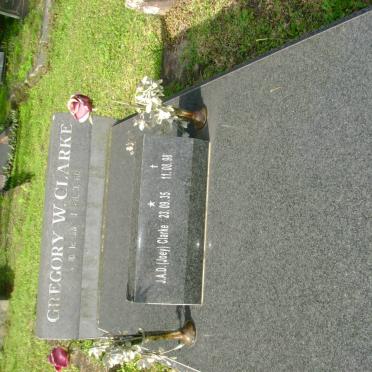CLARKE J.A.D. 1935-1998 :: CLARKE Gregory W. 1959-1960