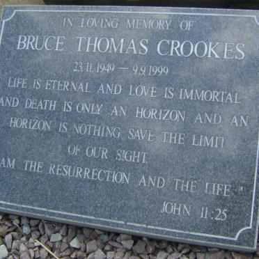 CROOKES Bruce Thomas 1949-1999