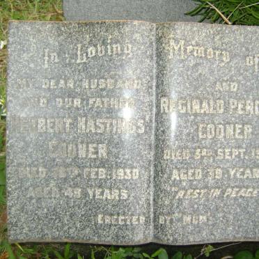 CODNER Herbert Hastings -1930 :: CODNER Reginald Percival -1952
