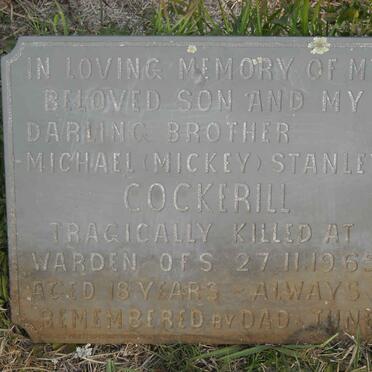 COCKERILL Phyllis -1965 :: COCKERILL Michael Stanley -1965