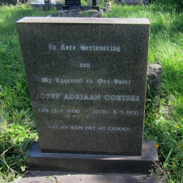 COETSEE Josef Adriaan 1900-1970